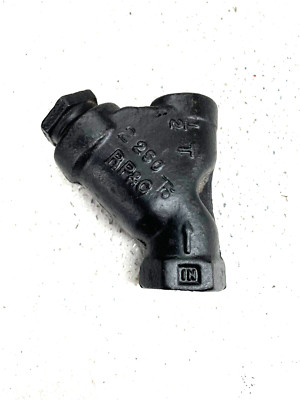 Cast Iron Y Strainer 1/2'' NPT 250-SWP 400-WOG | 20-Mesh Screen | 3/8'' Blow-Off
