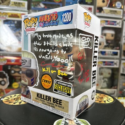 Funko Pop - Killer Bee (CHASE) - Signed by Catero Colbert with DOODLE - Naruto