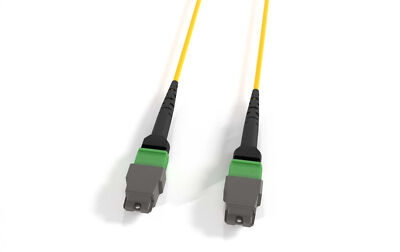 MPO 9/125 Singlemode OS2 Fiber Optic Cable 8 Fiber-25M Male-Female Type A