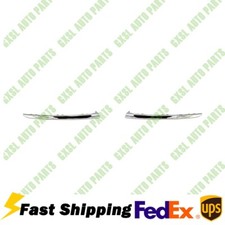 For Bentley Bentayga Front Bumper Rh Lh Chrome Stripe 36a80766768