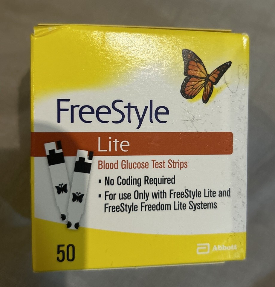 Freestyle Lite Blood Glucose Diabetic Test Strips eBay