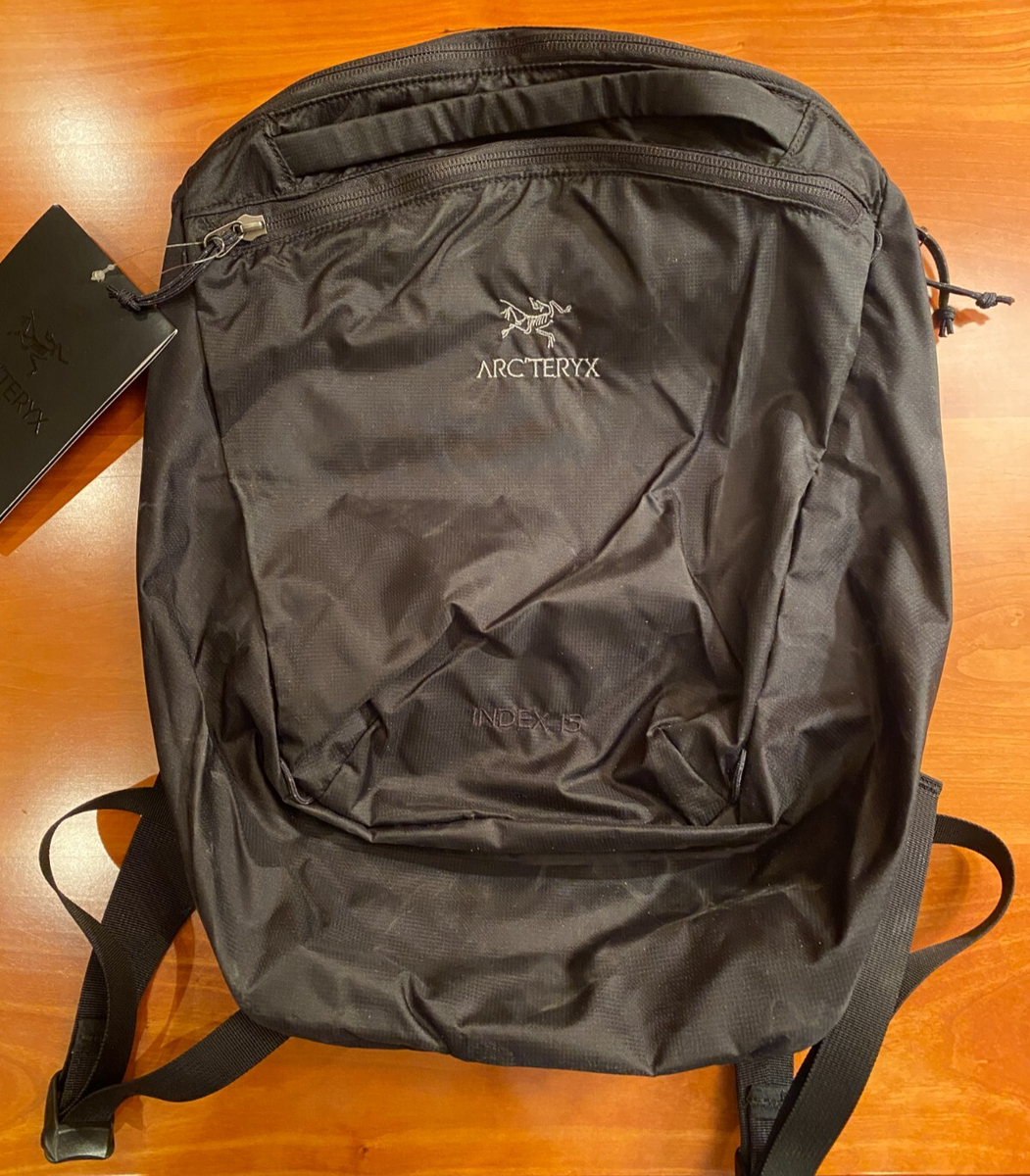 Arc'teryx Index 15 Backpack, Black 18283, Brand New with Tages