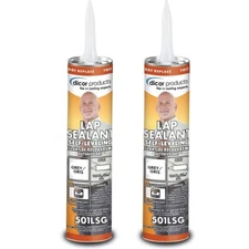 Dicor 501LSG-1, Self-Leveling Lap Sealant RV Roof Repair Grey 10.3 OZ, Pack Of 2