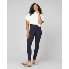 Spanx NWT Ponte Ankle Legging in Classic Navy Size XS Petite
