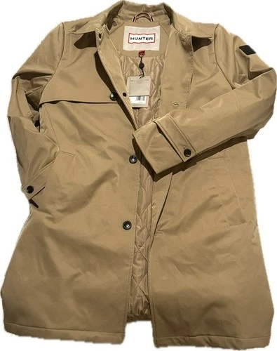 Hunter Men's Raincoat Trench Jacket (Tan) - Size Large - product listing photo