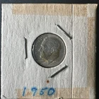 1950 Roosevelt Dime 90% Silver Strong Details Philadelphia Mint