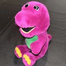 Vintage 1992 Lyons Group Barney The Purple Dinosaur 10” Plush