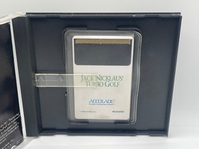 Jack Nicklaus Turbo Golf Turbo Grafx Game - Case, Manual, Hu Card