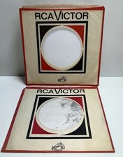 RCA Victor Records Company Paper Sleeve Lot 45 RPM Vinyl Dog His Masters Voice