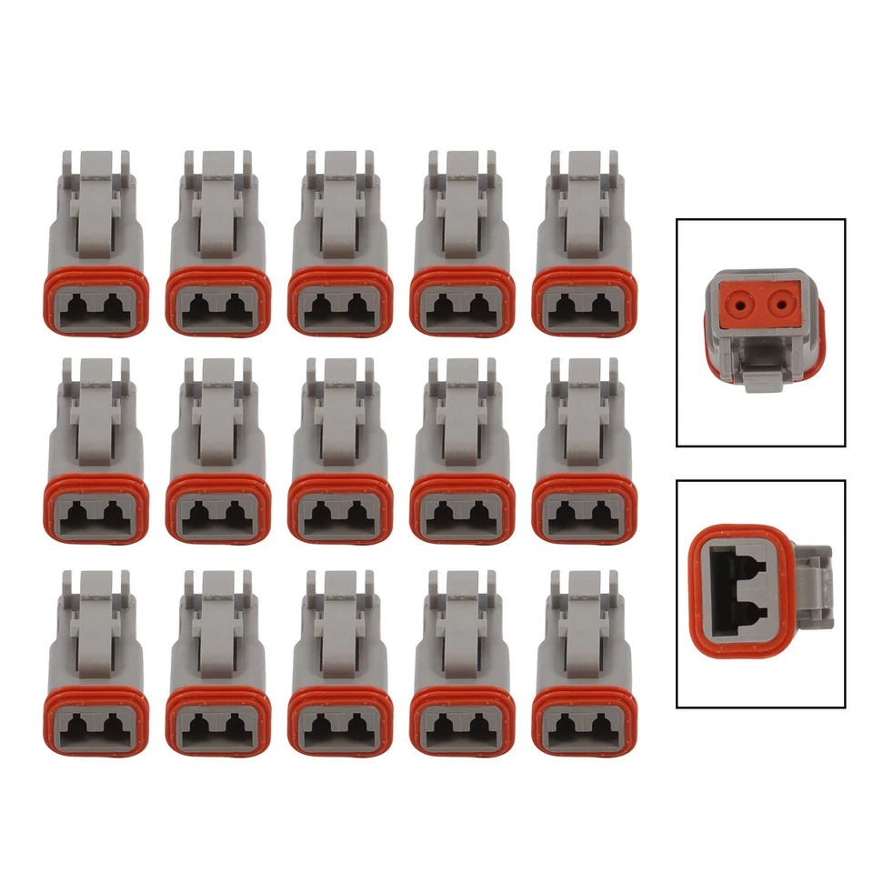 New 1650PCS Deutsch Connector Kit Stamped Contacts For 14,16,18,20 GA.WIRE - Image 3 of 4