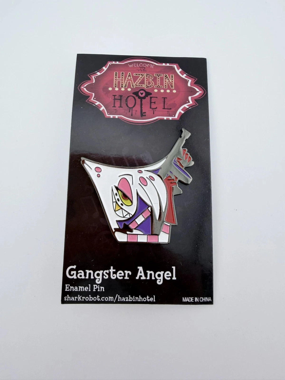 Hazbin Hotel Gangster Angel Dust Enamel Pin