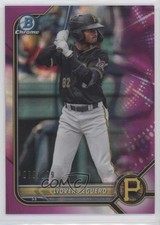 2022 Bowman Chrome Prospects Fuchsia Lava Refractor /199 Liover Peguero 9b3