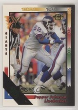 1992 Wild Card 10 Stripe Pepper Johnson #267 0b3