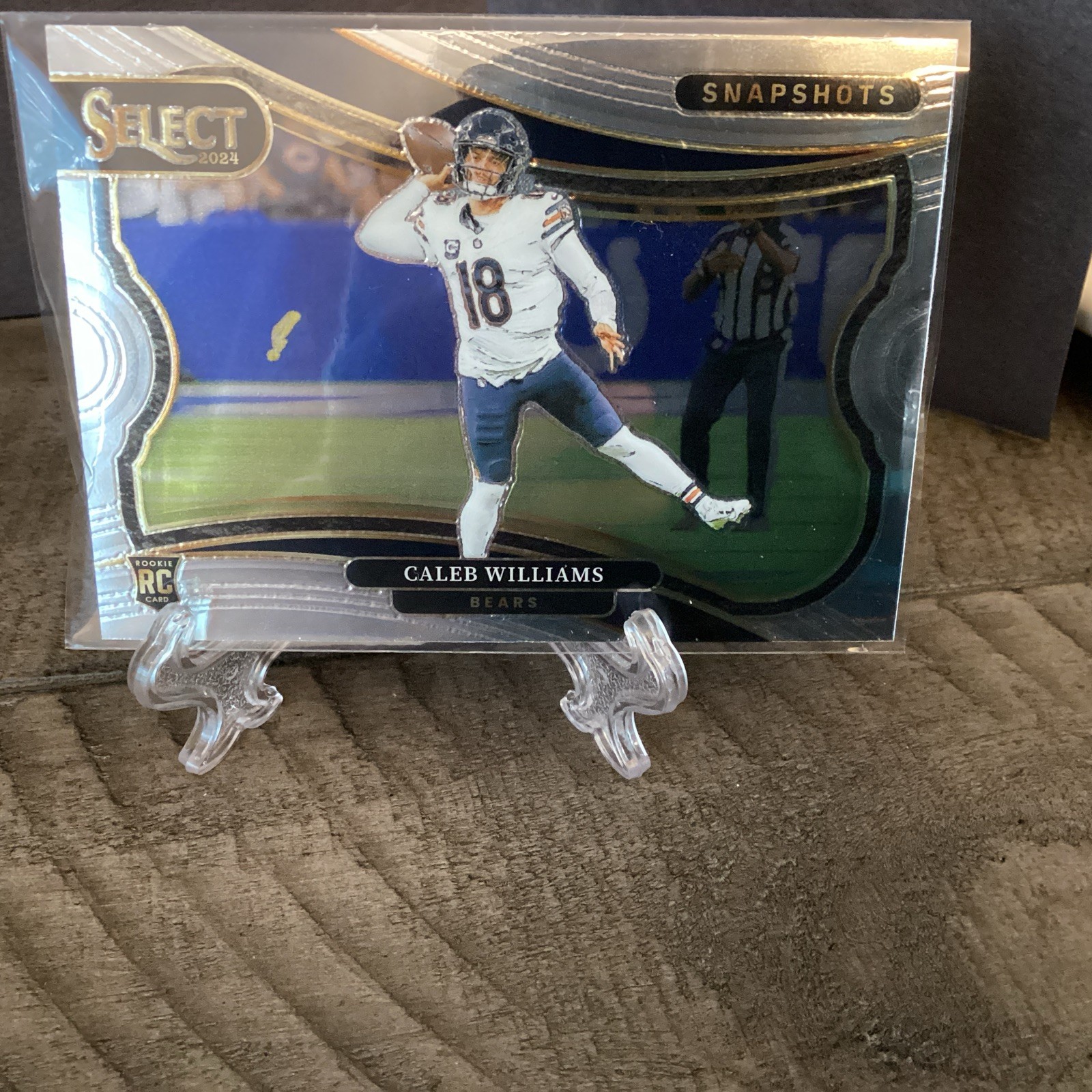 2024 NFL Panini Select Caleb Williams Snapshots Rookie Card Chicago Bears