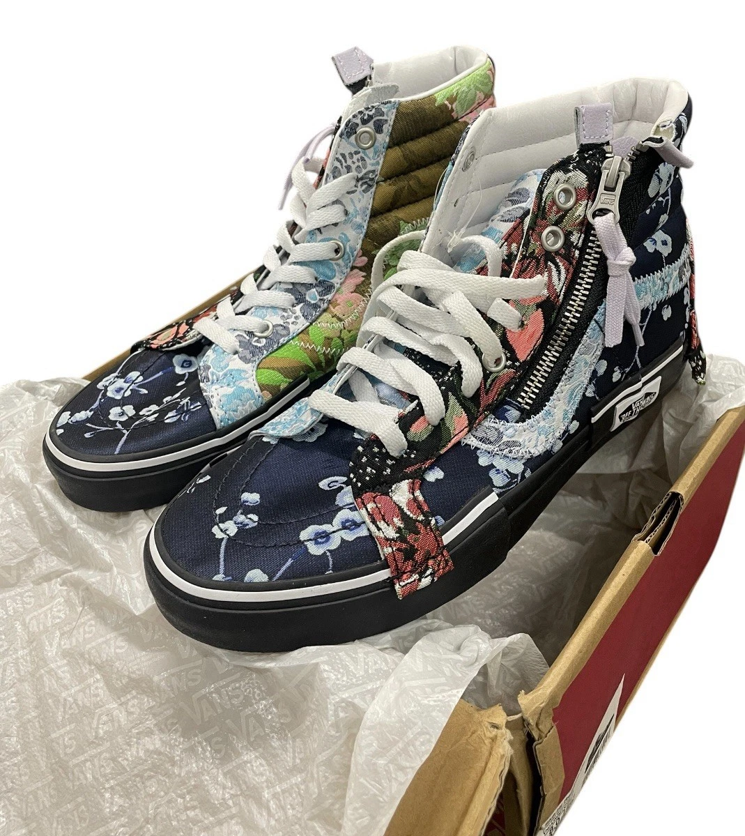 🌺 Sk8-Hi Reissue CA Florals Men’s8 Women’s9.5 Rare Beautiful Bold Custom Look