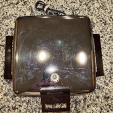 Toastmaster Vtg Waffle Maker Grill 2D3 Chrome USA Made Tested EUC -Tested!