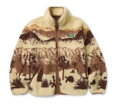 Parks Project Joshua Tree Full Zip High Pile Fleece Pullover - Size Large NEW!