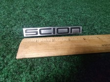 Scion Badge Emblem Name Plate Nameplate Metal Logo Oem 4l7