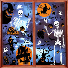 Halloween Window Clings 10 Sheets Halloween Window Decal Stickers