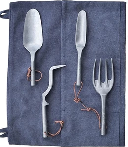 4-Piece Ensemble d'outils de jardin en alliage de zinc pour chaque jardinier