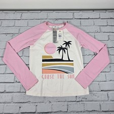 Billabong Kids Surf Swim Shirt Warm Days Long Sleeve M 10 New