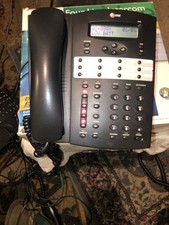 AT T 944 FOUR-LINE INTERCOM SPEAKERPHONE USED IN THE BOX TESTED BUSINESS PHONE..