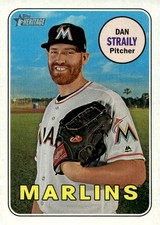 2018 Topps Heritage #431 Dan Straily High Number SP