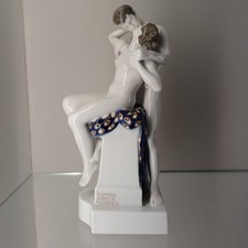 ROSENTHAL Porzellan Figur Liebesfrühling / Der Kuss Richard Aigner 1. Wahl 1914