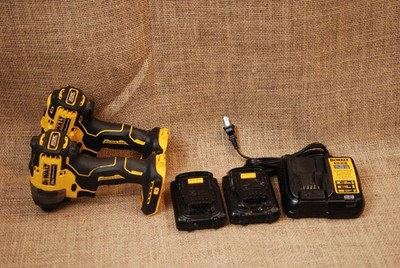 DEWALT Combo Set DCD708/DCF809 W/ 2 Batteries & Charger