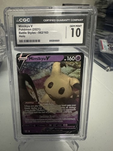 Mimikyu V graded CGC 10 for sale on eBay