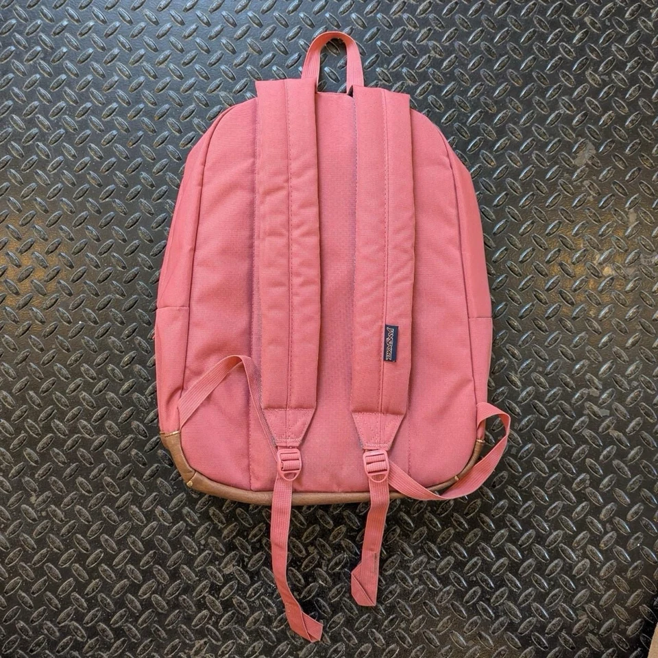 Jansport Cortlandt Laptop Backpack 15-inch Vegan Leather Bag - Image 2 of 2