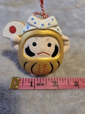 Japanese Good-Luck Charm Daruma Doll Bell