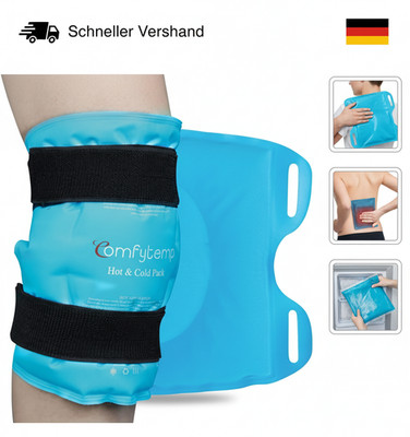 Comfytemp Kühlmanschette Knie Mit Klettverschlüsse, 27X35Cm Kühlpads Groß Gel Kü