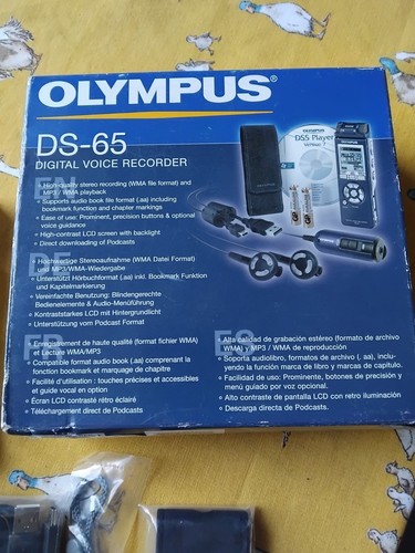 Digital Voice Recorder Olympus DS-65 Boxed - Picture 8 of 13