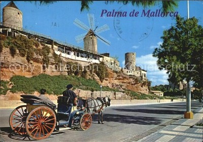 Palma de Mallorca Paseo Maritimo Molinos del Jonquet