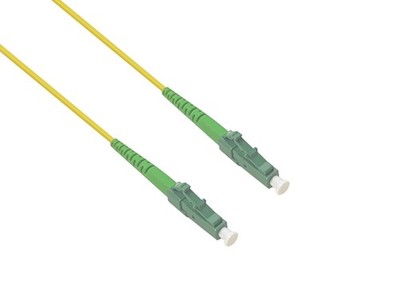 helos LWL OS2 Patchkabel Simplex LSZH 2,0mm LC/APC-LC/APC gelb 20m
