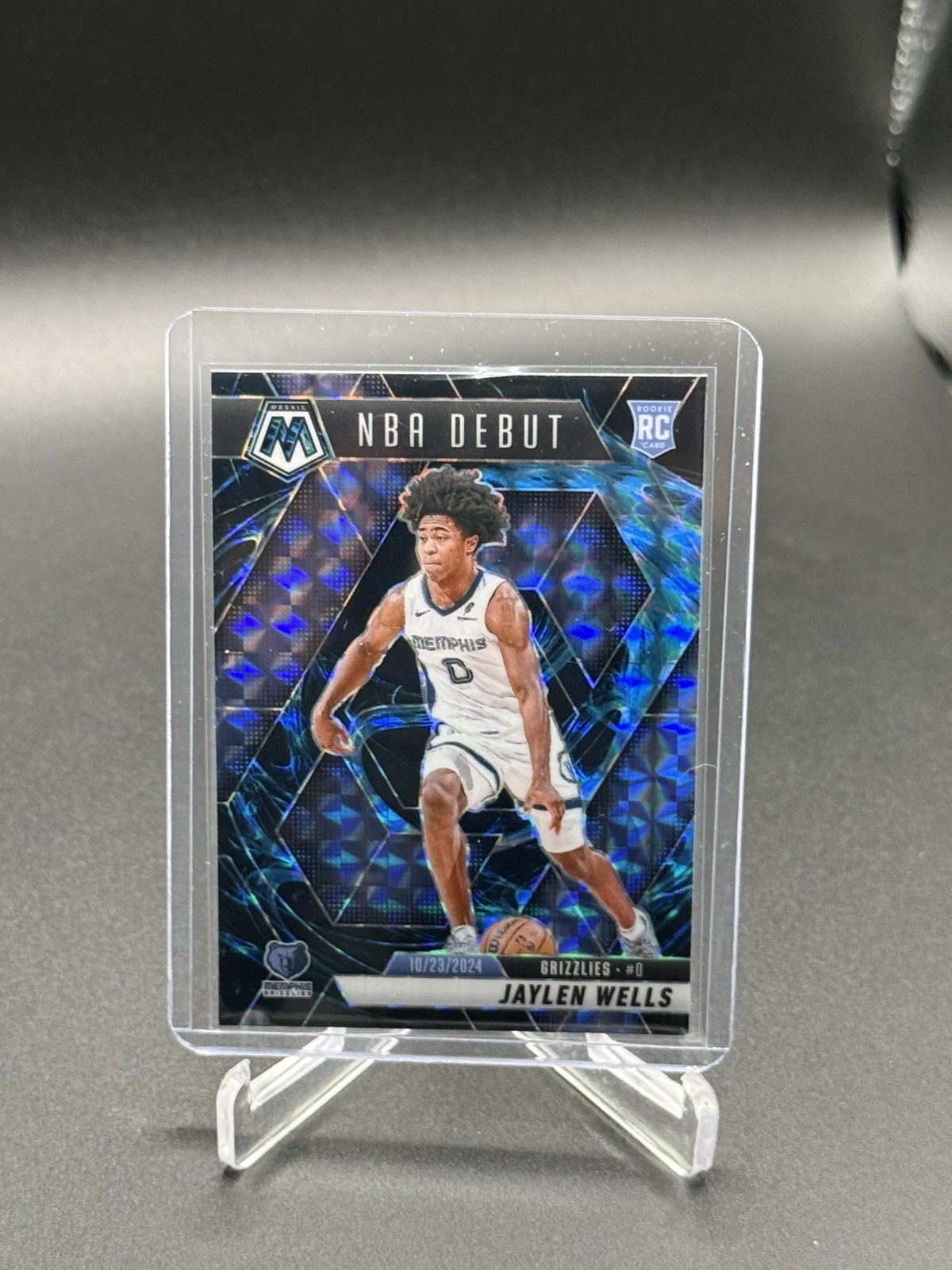 2024-25 Panini Mosaic - NBA Debut - Jaylen Wells #260 Genesis Mosaic Prizm (RC)