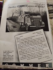 Sk263 Ephemera 1945 Advert Commer Trucks - James Irwin Ltd Armagh S G Mcvitty