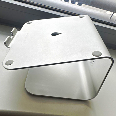 Rain Design mStand Laptopständer Aluminium Silber Anti-Rutsch Kabeldurchlass