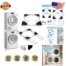 Stacking Kit for Washer Dryer - Pull-Out Rack - Universal 24-29" Fit