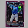 Andrew Salas /199 Rookie Chrome Fuchsia Reptilian Refractor Bowman Draft Marlins