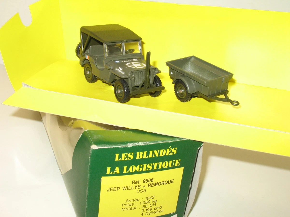 Solido Verem N° V9534 - Jeep Willys + Moto - 1/43 - WW2 - Neuf - Édition Limitée