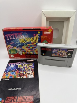 Tetris & Dr. Mario   PAL Super Nintendo - SNES - CIB - OVP - SNSP-ATFP-NOE