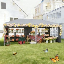 3x3m Pavillon Wasserdicht UV-Schutz Zelt Gartenpavillon Faltpavillon Camping NEU