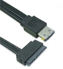 Dual Power eSATA USB 12V or 5V Combo to 22Pin SATA USB Hard Disk Adapter Cable