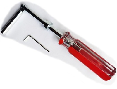 Heavy Duty Elevator Drop Key Solid Carbon Steel with Plastic Handle Tool