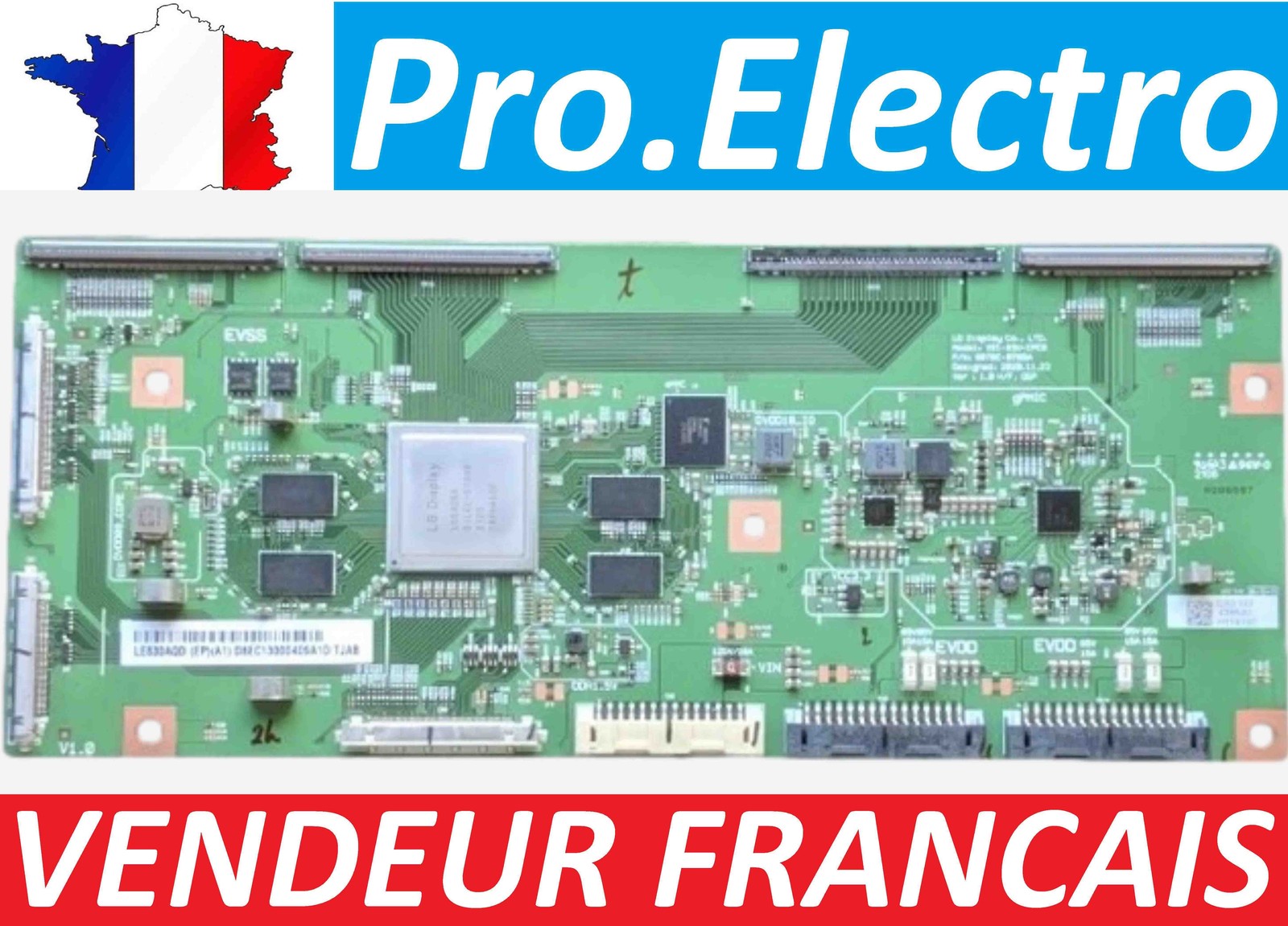 Corriger lignes écran TV LG avec platine TCON 6870C-0702A OLED