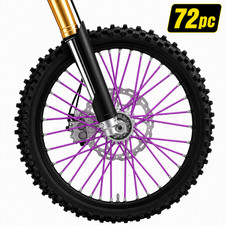 Wheel Rim Spoke Covers Wraps Purple for Yamaha WR125R WR125X