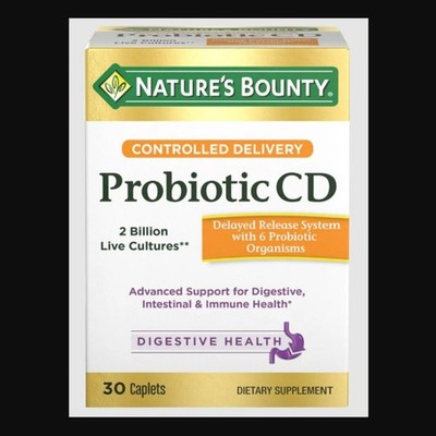 Nature's Bounty Controlled Delivery Pr0 biotic, 30 Capsules - FACTORY SEALED