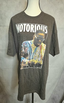 Brooklyn Mint Biggie Smalls Coogi Sweater Graphic Gray T-Shirt Men s XXL NWOT
